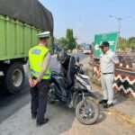 Opsgab dan Gatur Pagi, Jasa Raharja Lampung bersama Satlantas Gunung Sugih Perkuat Kepatuhan Berlalu Lintas