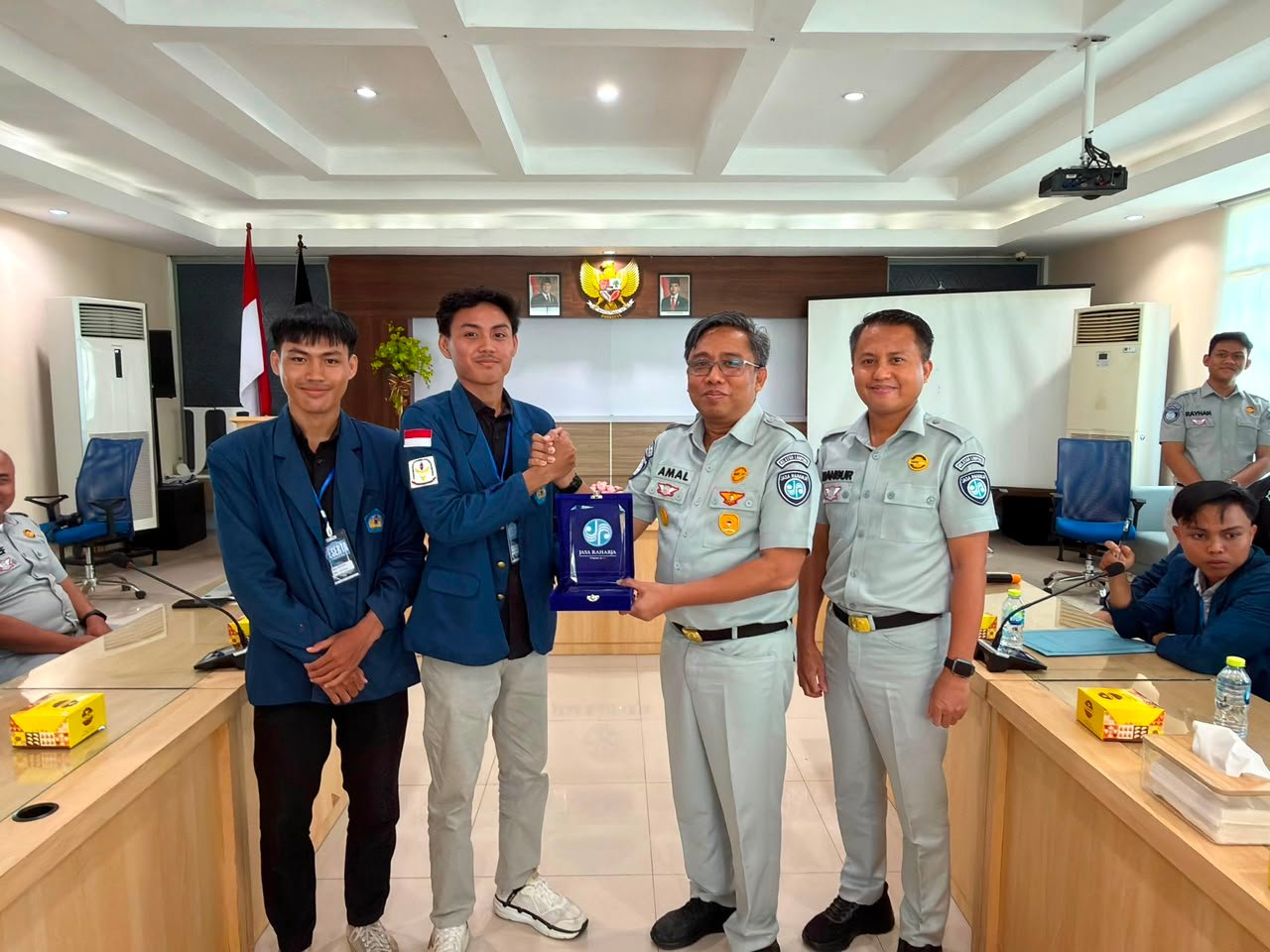 Jasa Raharja Lampung Perluas Edukasi Pelayanan Publik dan Keselamatan Transportasi melalui Kunjungan HIMATIKA Unila