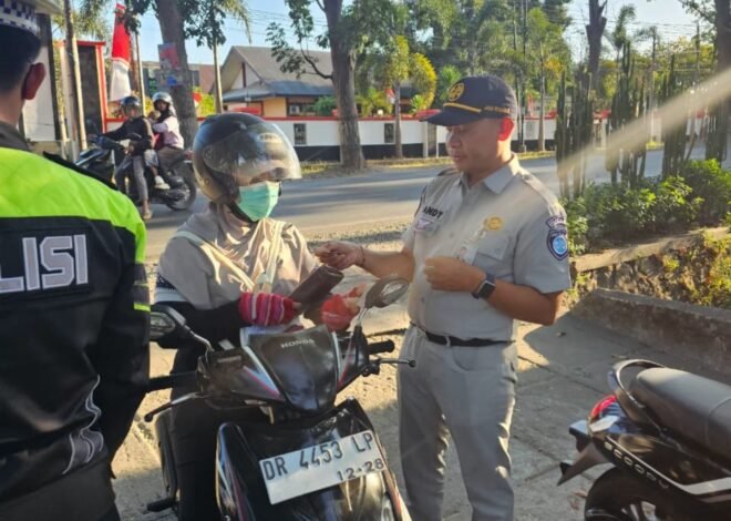 Jasa Raharja NTB Bersama UPTD Samsat Selong Dorong Tertib Pajak Kendaraan