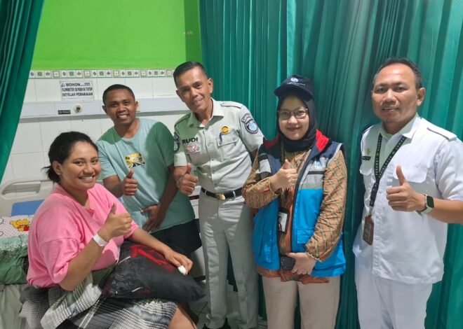 Jemput Bola Pelayanan, Jasa Raharja NTB Sambangi Korban KMP Putri Yasmin