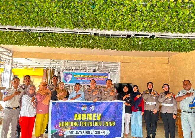 Jasa Raharja Palopo Dorong Terwujudnya Kampung Tertib Berlalu Lintas sebagai Upaya Meningkatkan Keselamatan Masyarakat