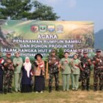 Jasa Raharja Sumbar Dukung Penghijauan dalam Penanaman Serentak HUT ke-1 Kodam XX/TIB