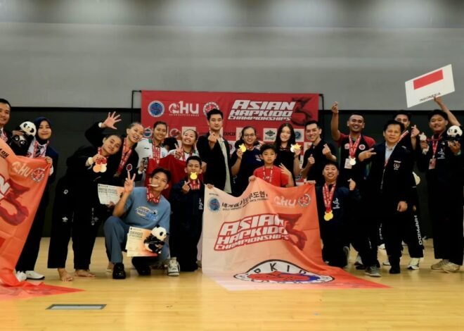 Tim Hapkido Indonesia Bawa Pulang 12 Medali dari Kejuaraan Asia