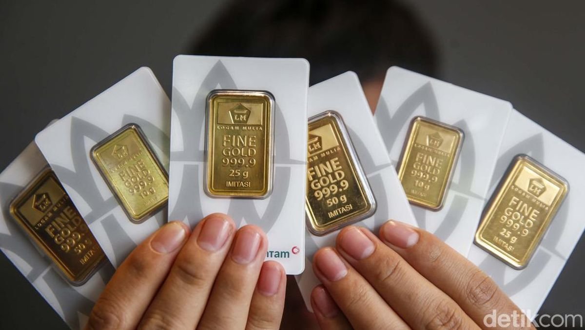 Emas Antam Kembali Turun, Harga 1 Gram Jadi Rp2,723 Juta