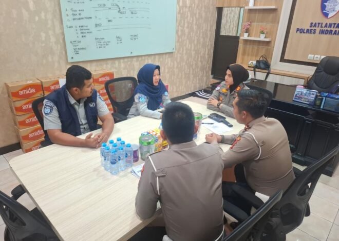 Jasa Raharja Cabang Indramayu Bersinergi dengan Polres Indramayu Gencarkan Agenda Keselamatan Transportasi