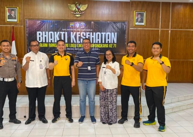 Jasa Raharja Sukoharjo Ikuti Donor Darah dalam Rangka HUT Lalu Lintas Bhayangkara ke-71