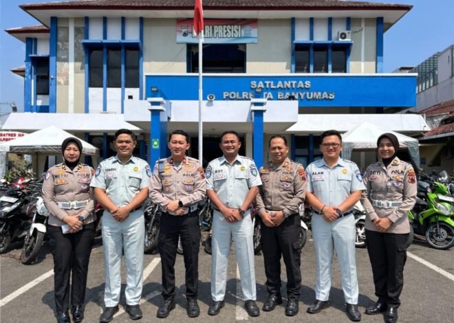 Jasa Raharja Apresiasi Satlantas Polresta Banyumas atas Prestasi Pos Pelayanan Terpadu Lebaran 2026