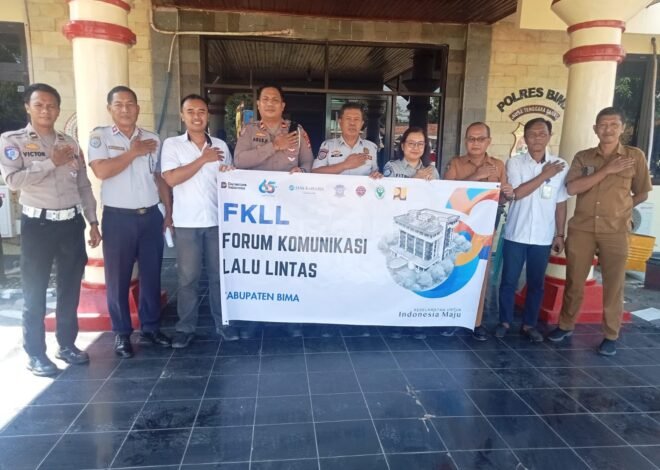 Dorong Keselamatan Transportasi, Jasa Raharja Cabang Bima FKLL