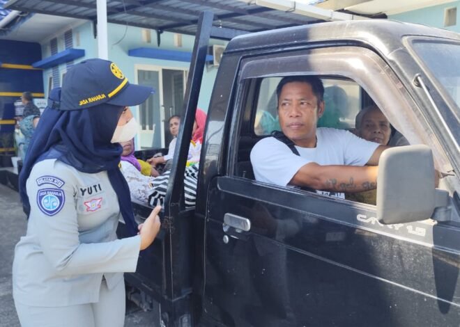 Jasa Raharja NTB Bersama Mitra Strategis Laksanakan Penegakan Hukum di Bertais