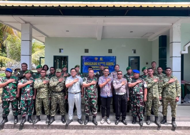 Dari Prajurit untuk Keselamatan Jalan,Jasa Raharja dan Polres Jembrana Gelar Edukasi Safety Riding