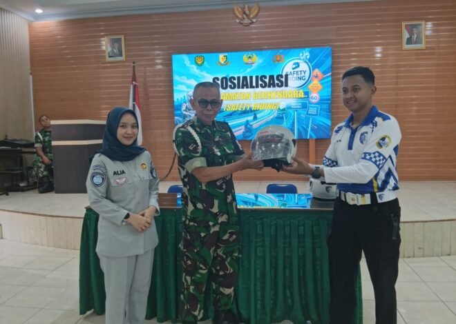 Jasa Raharja Dorong Budaya Keselamatan Berkendara Bersama Denpom III/4 Serang dan Polda Banten