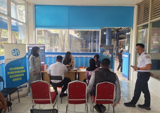 Sinergi Tingkatkan Keselamatan Layanan Transportasi, Jasa Raharja, Terminal Poris Plawad, dan RS Melati Gelar Pemeriksaan Kesehatan Gratis (MUKL)