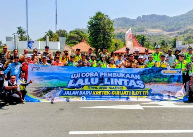 Jelang Dibuka Resmi, Jasa Raharja Bersama FKLLAJ DIY Uji Coba Jalan Kretek-Girijati