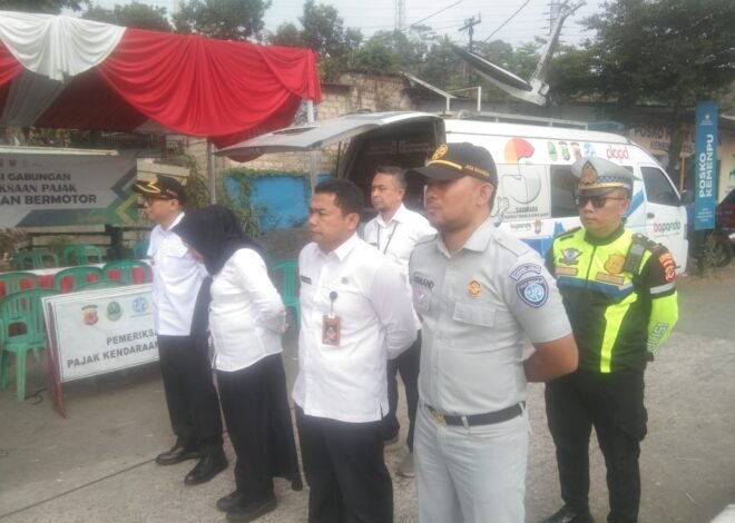 Tim Pembina Samsat Kabupaten Sukabumi I Gelar Operasi Gabungan di Parungkuda