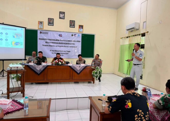 Jasa Raharja Demak Gelar Intensifikasi Keselamatan Lalu Lintas Berbasis Domisili di Kecamatan Demak