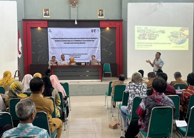 Jasa Raharja Cabang Surakarta Gelar Program Intensifikasi Keselamatan Transportasi Berbasis Domisili Korban di Kecamatan Boyolali Kabupaten Boyolali