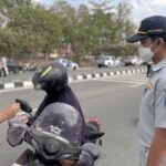 Jasa Raharja Perwakilan Bontang Bersinergi dalam Operasi Simpatik dan Sosialisasi Relaksasi Pajak Kendaraan Bermotor