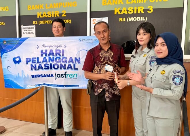 Peringati Harpelnas 2026, Jasa Raharja Lampung Perkuat Budaya Pelayanan melalui Semangat #ThinkCustomer