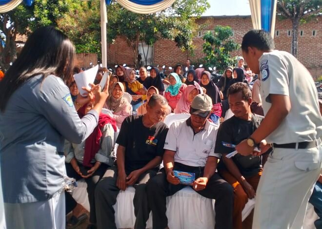Jasa Raharja Kotabumi Sosialisasikan Program Keringanan Pajak dalam Penyaluran Bantuan Pangan di Abung Selatan
