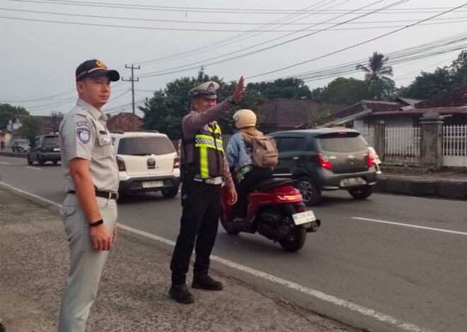 Jasa Raharja dan Polri Amankan Jam Rawan Sore di Natar, Tekan Risiko Kecelakaan Lalu Lintas