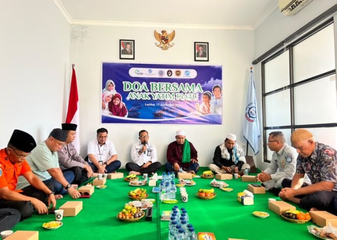 Doa Bersama Gapasdap Lembar, Jasa Raharja NTB Dukung Transportasi Berkeselamatan