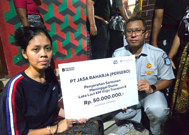 Respons Cepat, Jasa Raharja NTB Serahkan Santunan Korban KMP Virgo 8 Kurang dari 24 Jam