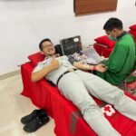 Peringati Hari Lalu Lintas Bhayangkara ke-71, Jasa Raharja Sulsel Ikuti Aksi Donor Darah Bersama Ditlantas Polda Sulsel
