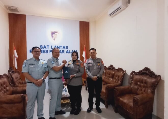 Tingkatkan Keselamatan Berlalu Lintas, Jasa Raharja Lahat Perkuat Sinergi Bersama Satlantas Polres Pagar Alam