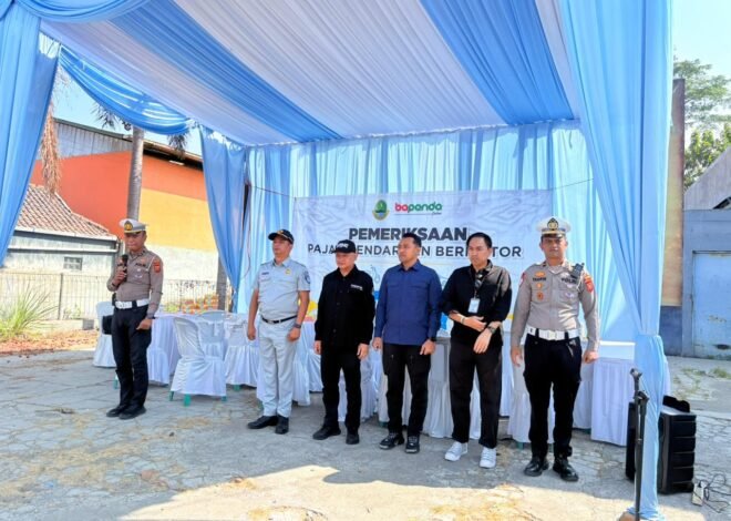 Jasa Raharja Kanwil Utama Jawa Barat Dukung Operasi Gabungan Pajak Kendaraan Bermotor di Cimalaka Kabupaten Sumedang