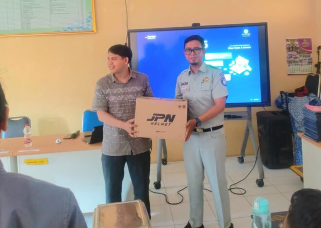 Upaya Keselamatan Lalu Lintas, PT Jasa Raharja (Persero) Cabang Cirebon Gelar Pengajar Peduli Keselamatan Lalu Lintas (PPKL) Di SMK Isda Kec Babakan Kab Cirebon
