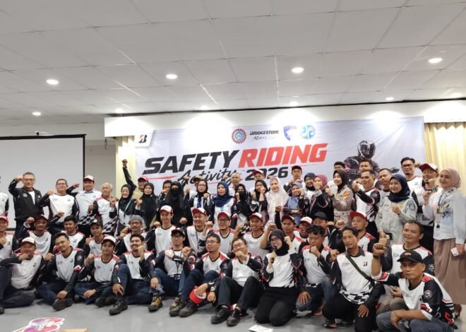 SAFE RIDING, SAFE JOURNEY, SAFE LIFE Jasa Raharja Pelatihan Safety Riding Di PT Bridgestone Tire Indonesia 