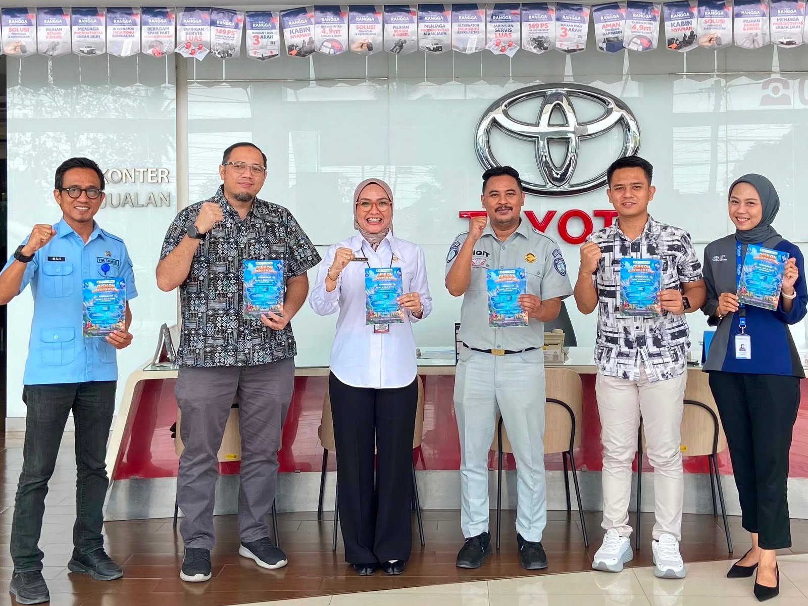 Jasa Raharja Perkuat Sinergi dengan Dealer Toyota Bandar Jaya, Dorong Edukasi Program Keringanan Pajak