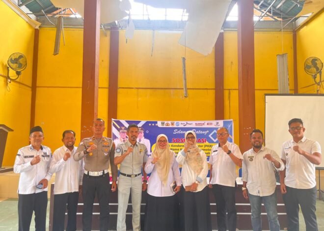Jasa Raharja Sumbar Bersama Samsat Batusangkar Edukasi Kesamsatan dan Keselamatan Berkendara di Pariangan