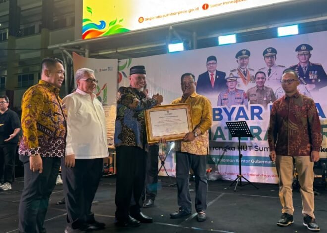 Jasa Raharja Sumbar Terima Penghargaan Gubernur atas Dukungan Optimalisasi Pendapatan Daerah