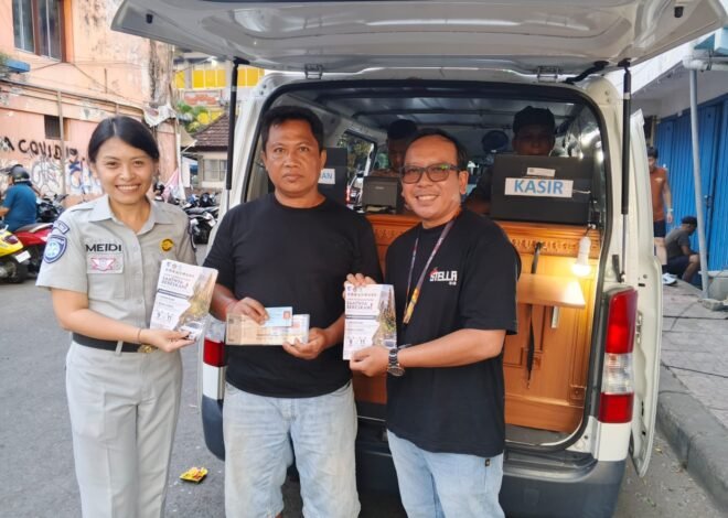 Saat Samling Berlangsung, Jasa Raharja Bawa Informasi Relaksasi PKB untuk Warga Klungkung