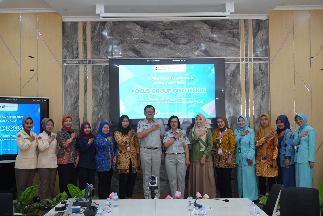 PT Jasa Raharja (Persero) Kanwil Bengkulu Laksanakan Evaluasi JR Care dan Perkuat Koordinasi Pelayanan Bersama PIC Rumah Sakit