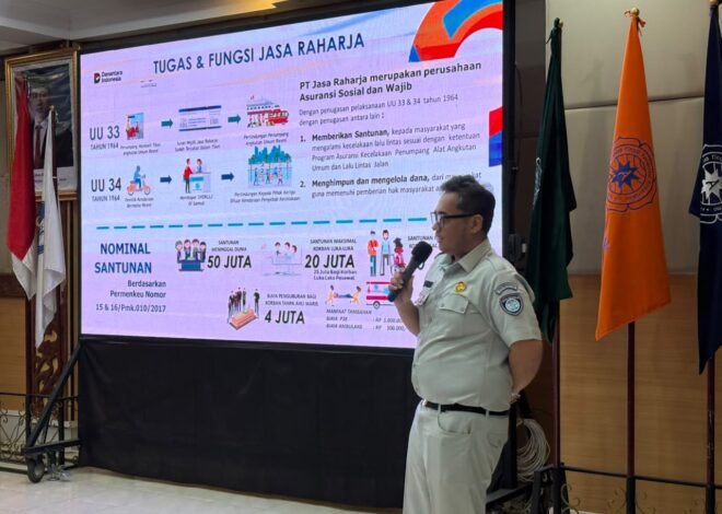 Jasa Raharja Ajak Mahasiswa STIPRAM Bangun Budaya Aman Berkendara