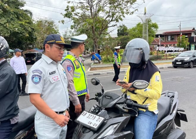 Jasa Raharja Bersama Tim Gabungan Gelar Operasi SIGAP, Dorong Kepatuhan Pajak Kendaraan di Kulon Progo