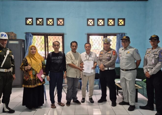 PT Jasa Raharja Cabang Tasikmalaya Bersama Tim Pembina Samsat Laksanakan Operasi Khusus ke Kopja Sonya Wahana Cakti Kabupaten Ciamis