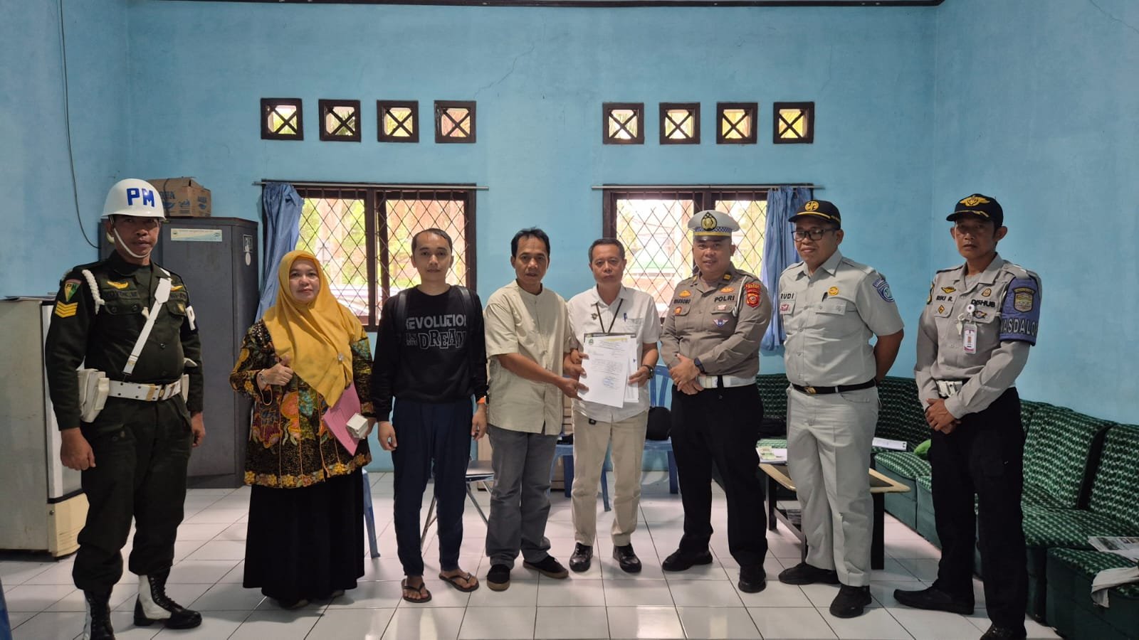 PT Jasa Raharja Cabang Tasikmalaya Bersama Tim Pembina Samsat Laksanakan Operasi Khusus ke Kopja Sonya Wahana Cakti Kabupaten Ciamis