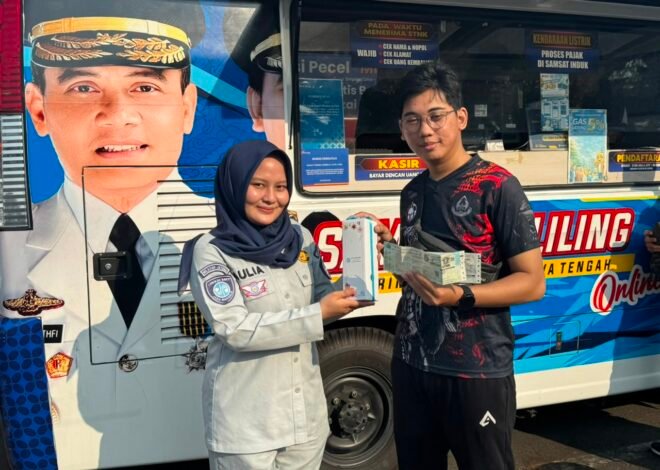 Jasa Raharja Semarang Dukung Samsat Keliling di CFD Simpang Lima, Perluas Edukasi Jateng Bebas
