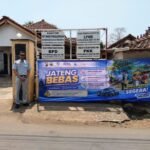 Jasa Raharja Cabang Pati Sosialisasikan Program Jateng Bebas 2026 melalui Pemasangan Spanduk di Sejumlah Titik Strategis