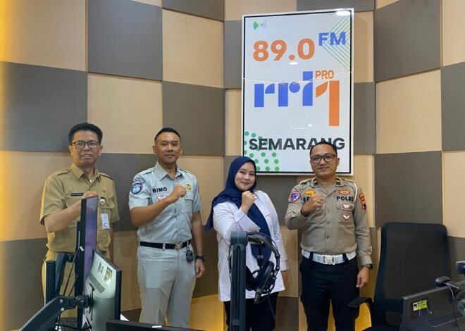 Jasa Raharja Semarang Perkuat Edukasi Taat Pajak melalui Dialog Interaktif di RRI