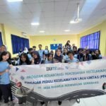 Jasa Raharja Cabang Semarang Bersama DKK Kota Semarang Laksanakan Program Pengajar Peduli Keselamatan Lalu Lintas di SMK Yayasan Pharmasi Semarang