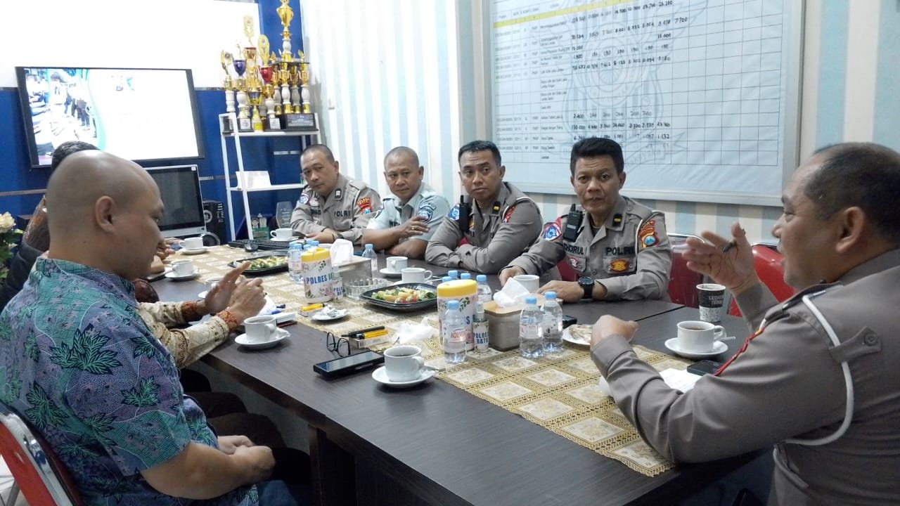 Satlantas Polres Batu Gelar Rakor Penertiban dan Pembinaan Pelajar SMP Pengguna Sepeda Motor