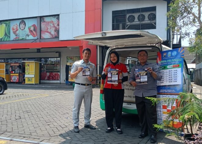 Samsat Keris Layani Wajib Pajak dan Sosialisasikan Pemutihan Pajak di Superindo Bendungan Sutami