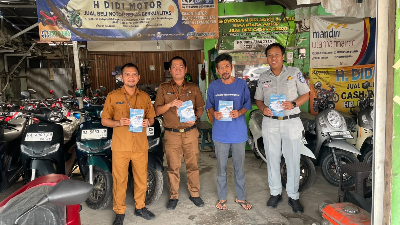 Tim Pembina Samsat Banjarmasin I Perluas Jangkauan SIGAP, Sasar Dealer Motor Bekas