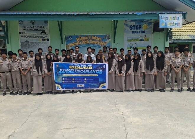 Wujudkan Generasi Muda Berkeselamatan, Jasa Raharja Perkuat Edukasi Lalu Lintas di SMKN 1 Tanah Grogot