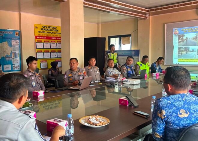 Tekan Kecelakaan dan Kemacetan, FLLAJ Kotabumi Perkuat Koordinasi Lintas Sektor