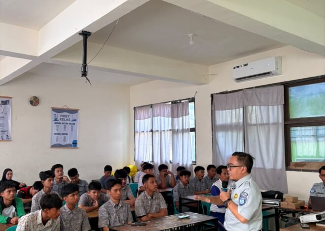 Jasa Raharja Sulawesi Tengah Edukasi Pelajar SMK 1 Muhammadiyah Palu melalui Program Pelajar Peduli Keselamatan